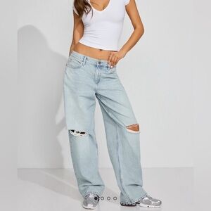 Garage Baggy Low Rise Jeans